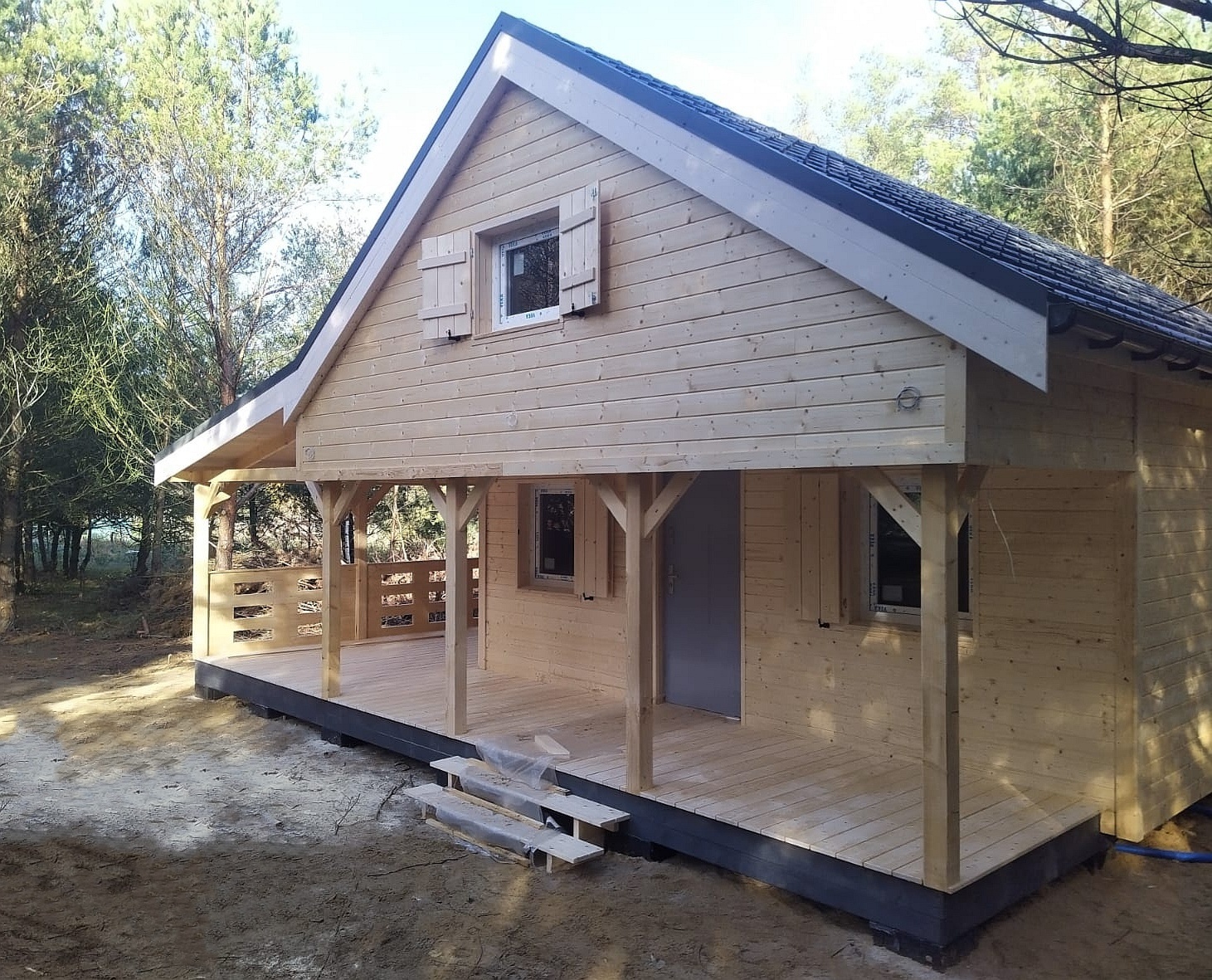 Modular, prefabricated, container house or land plot for sale. Photo 1.