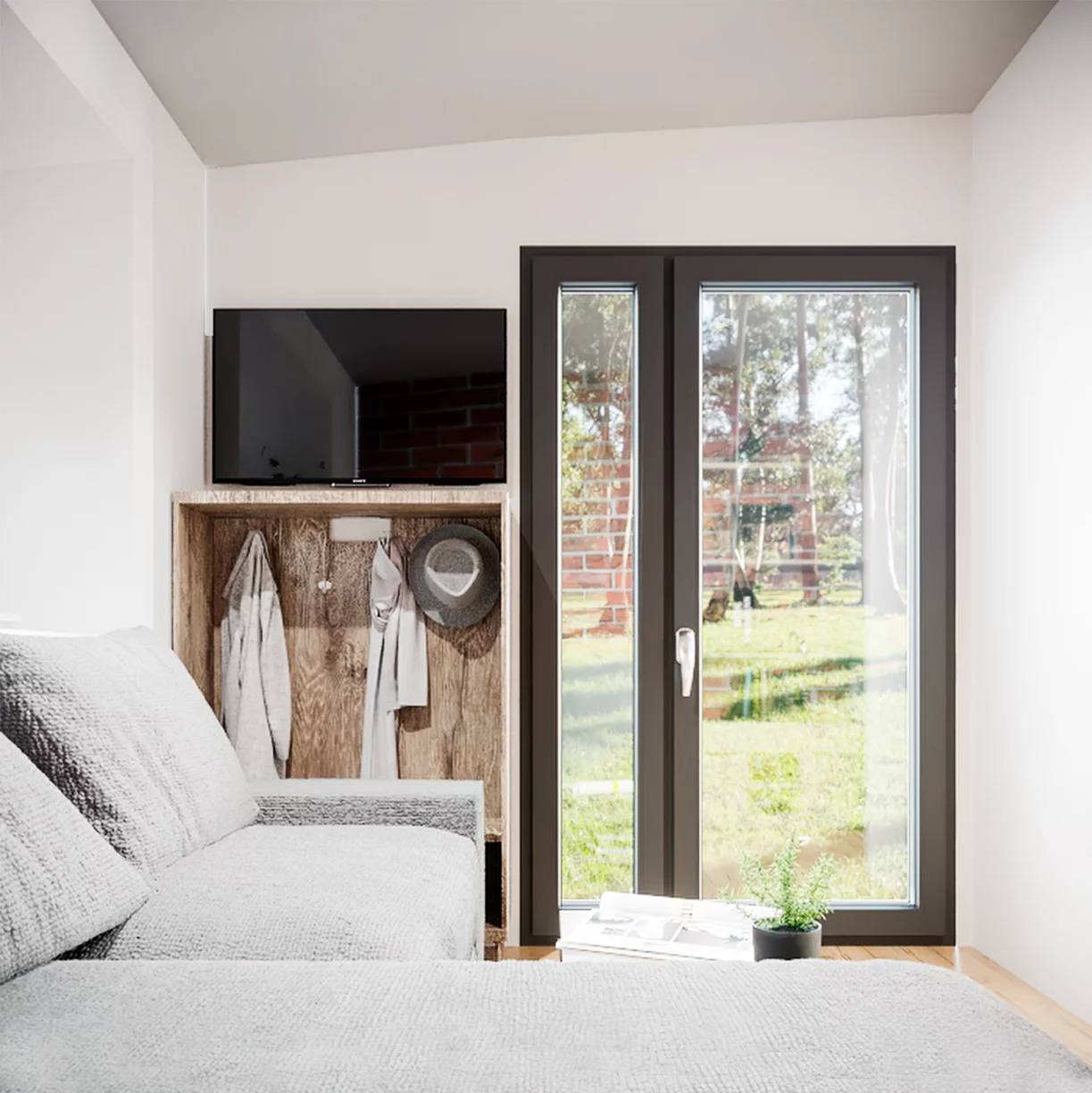 Modular, prefabricated, container house or land plot for sale. Photo 8.