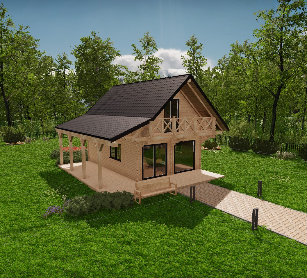 Modular, prefabricated, container house or land plot for sale. Photo 2.