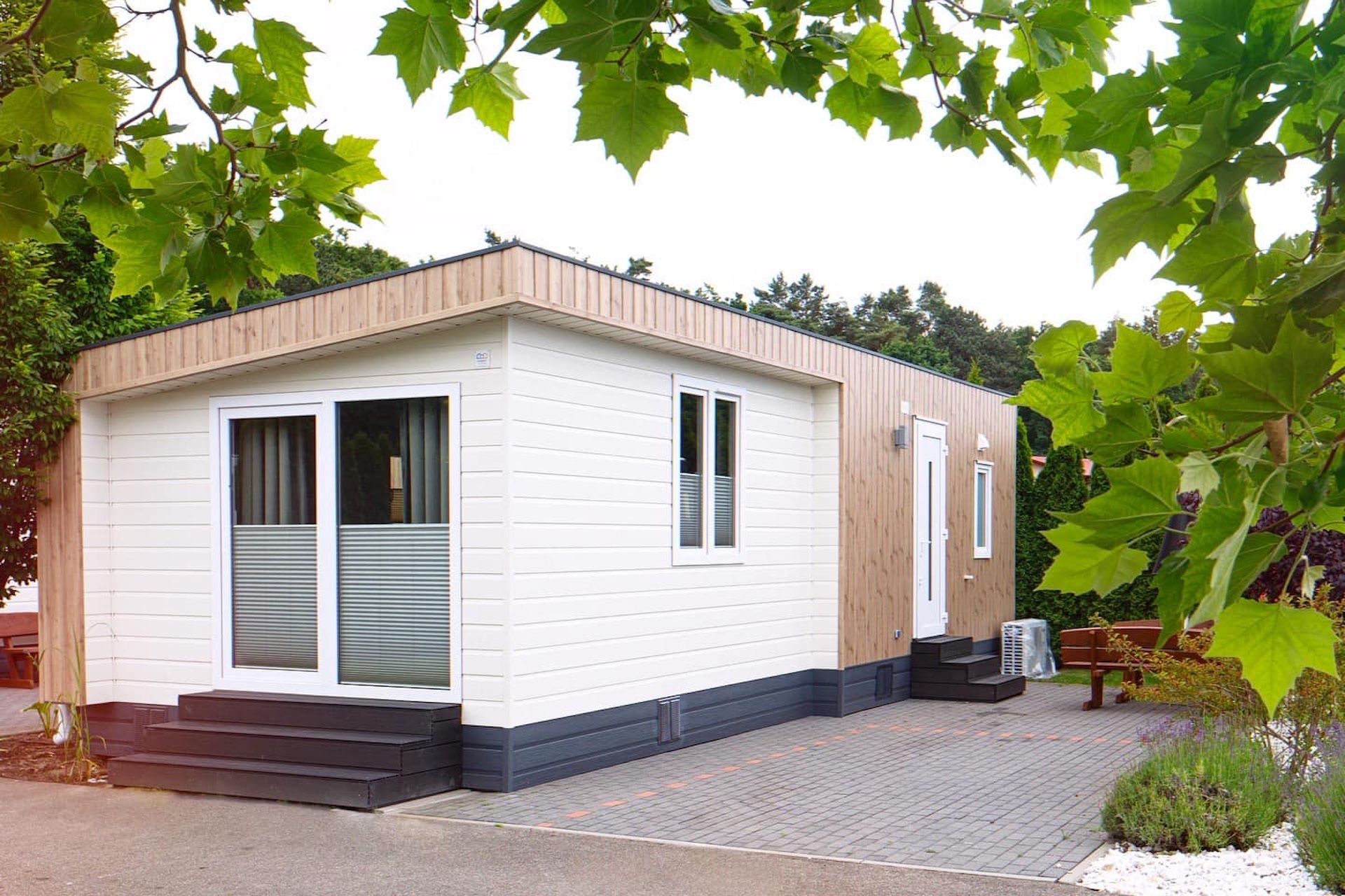 Modular, prefabricated, container house or land plot for sale. Photo 1.