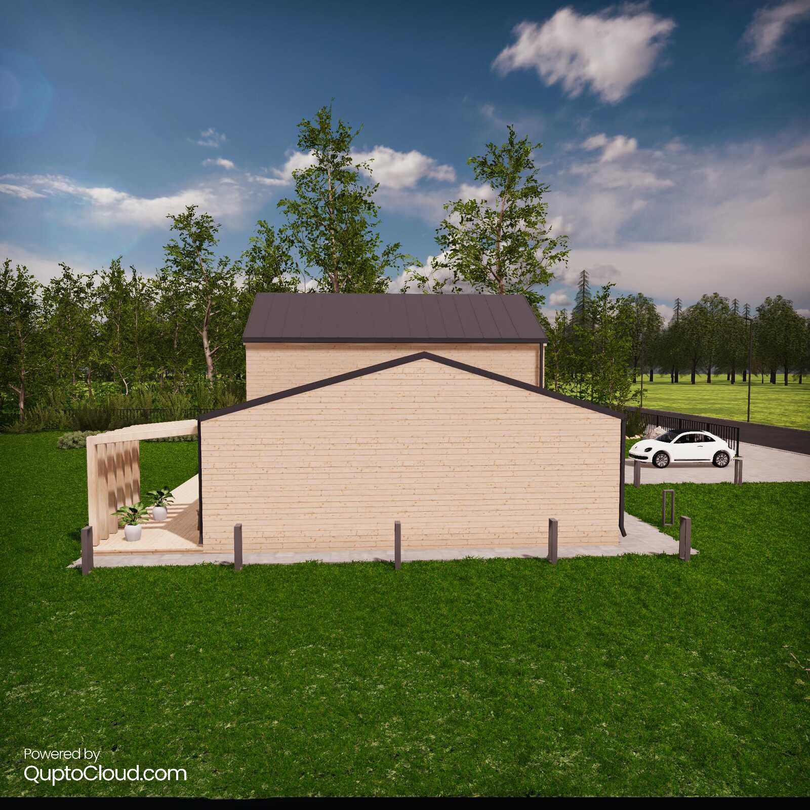 Modular, prefabricated, container house or land plot for sale. Photo 3.