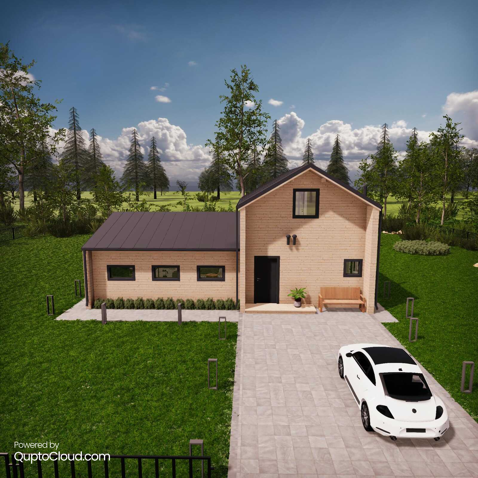 Modular, prefabricated, container house or land plot for sale. Photo 2.