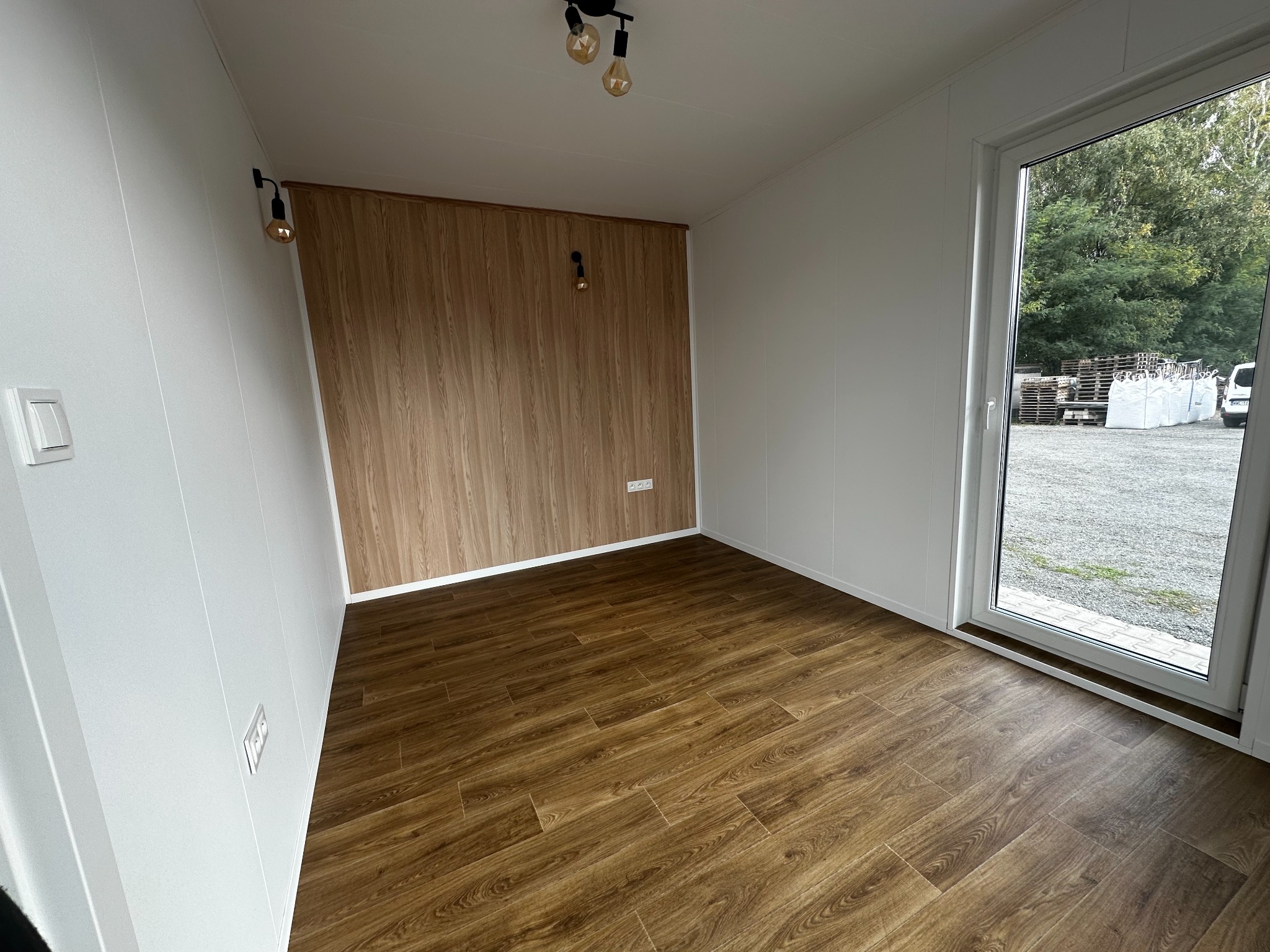 Modular, prefabricated, container house or land plot for sale. Photo 13.