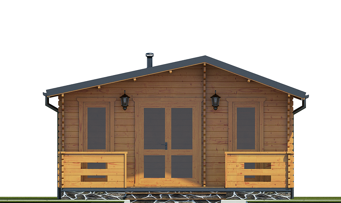 Modular, prefabricated, container house or land plot for sale. Photo 2.