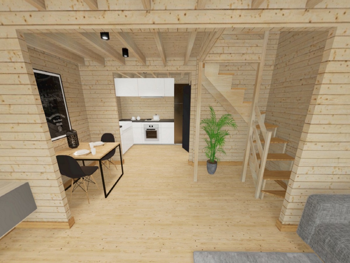 Modular, prefabricated, container house or land plot for sale. Photo 3.