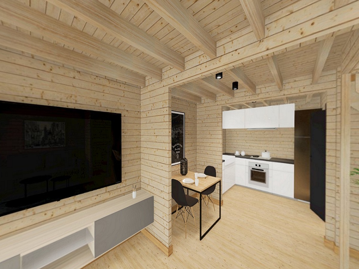 Modular, prefabricated, container house or land plot for sale. Photo 6.