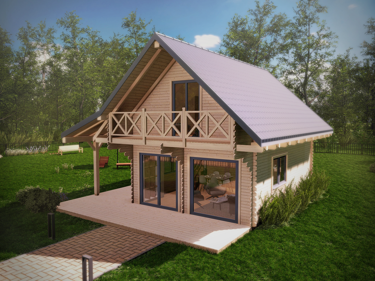 Modular, prefabricated, container house or land plot for sale. Photo 1.