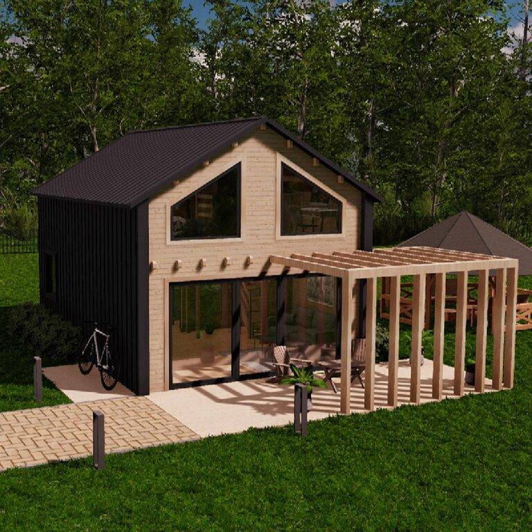 Modular, prefabricated, container house or land plot for sale. Photo 1.