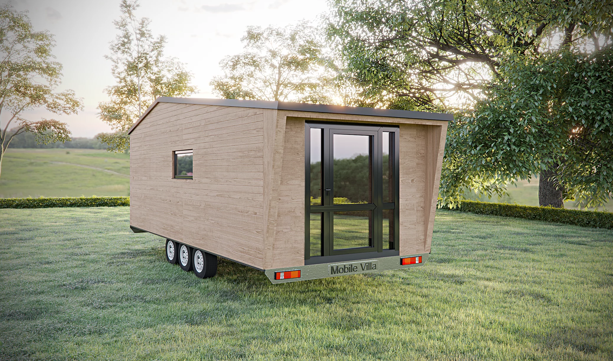 Modular, prefabricated, container house or land plot for sale. Photo 3.