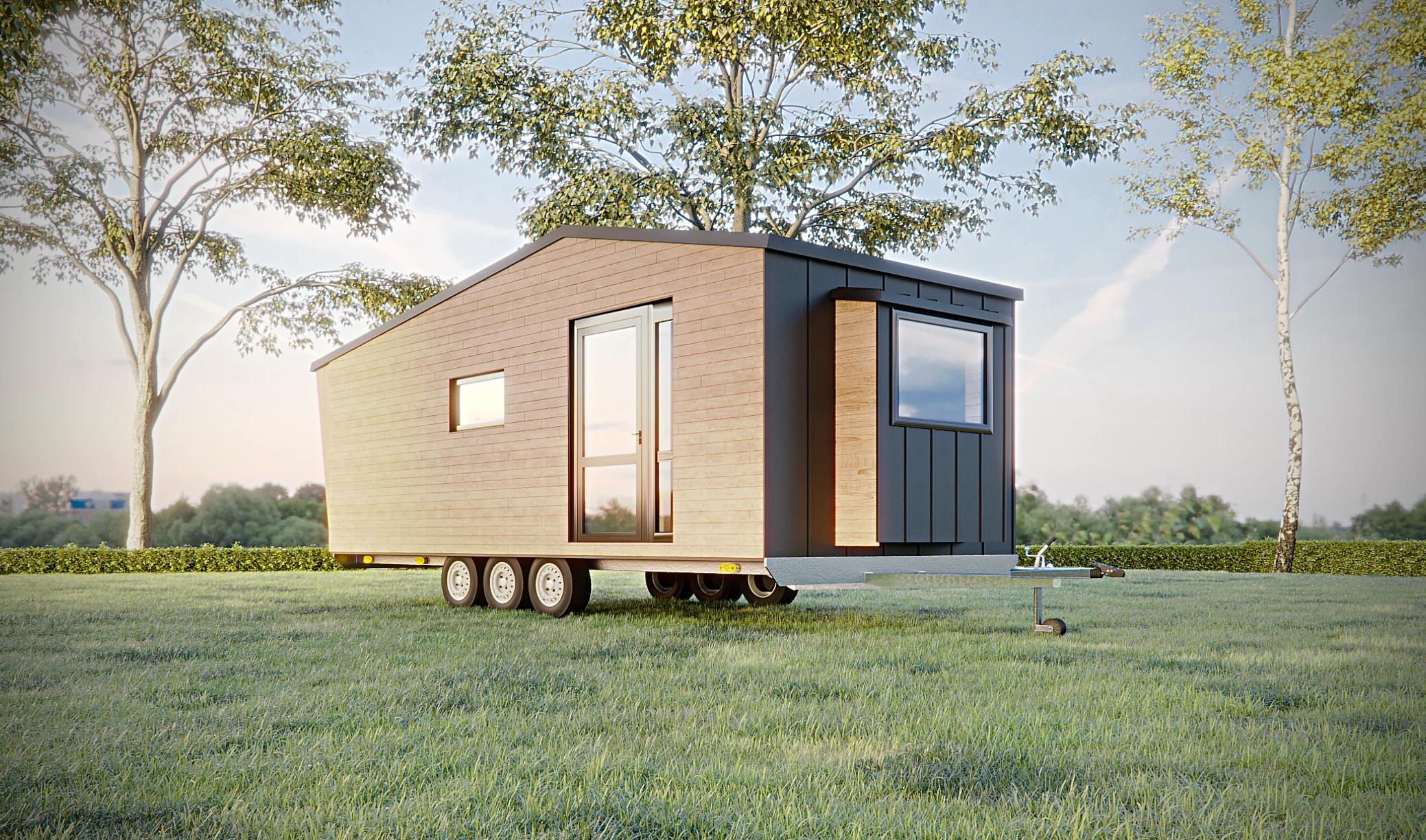 Modular, prefabricated, container house or land plot for sale. Photo 1.