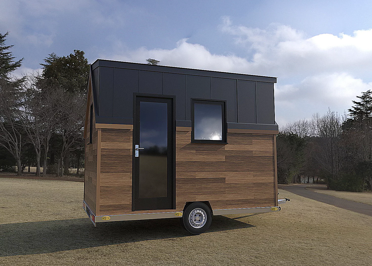 Modular, prefabricated, container house or land plot for sale. Photo 1.