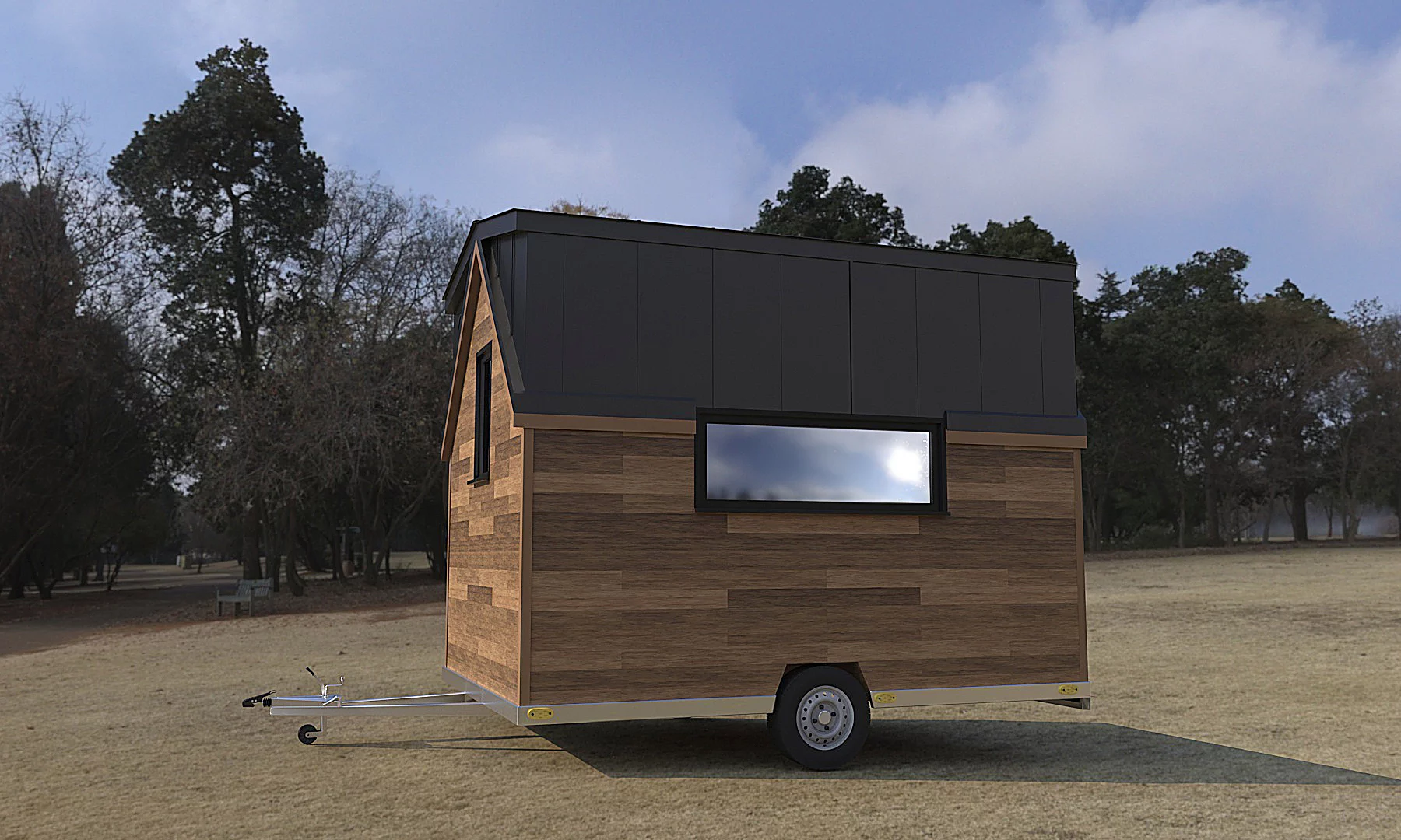 Modular, prefabricated, container house or land plot for sale. Photo 3.