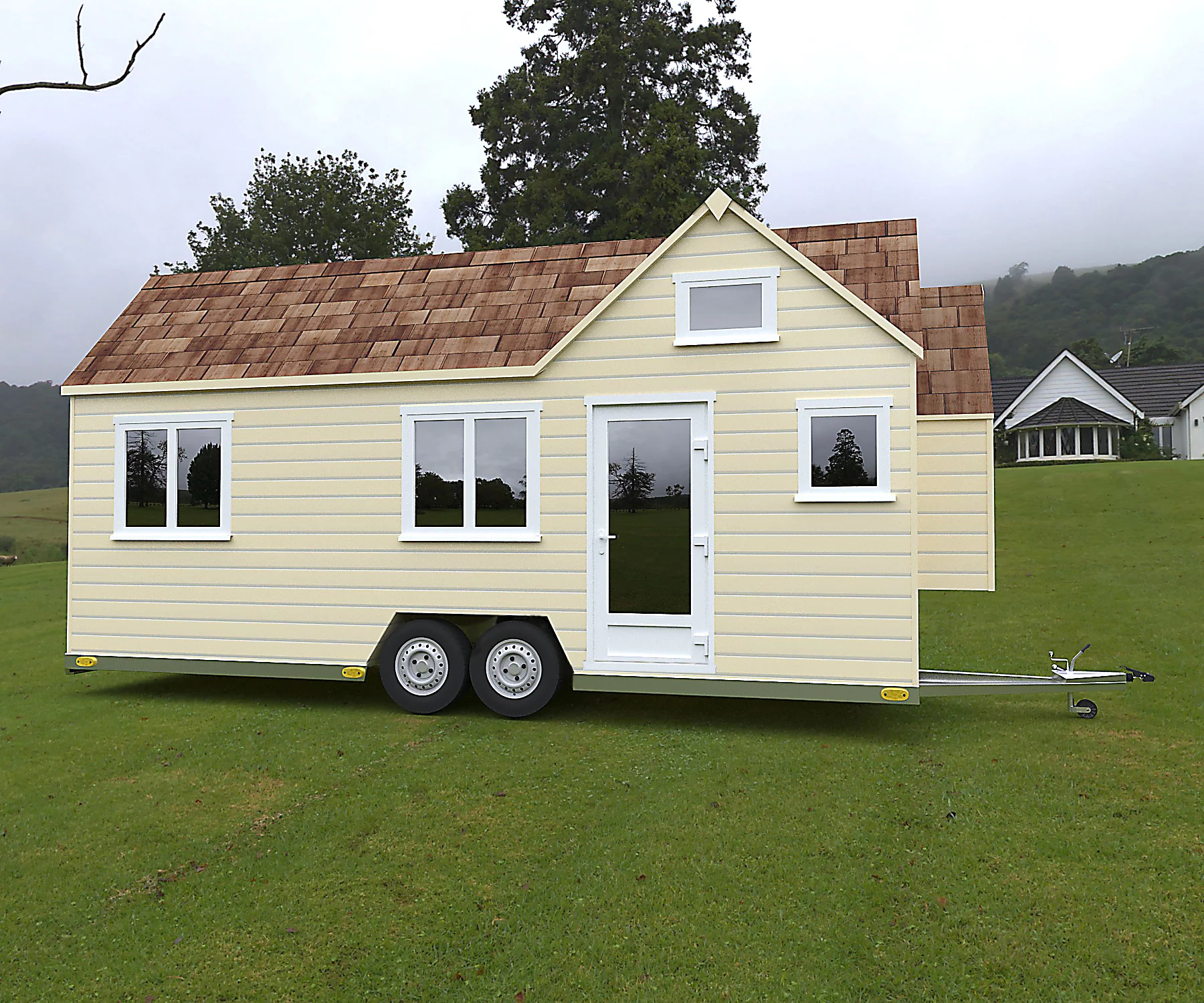 Modular, prefabricated, container house or land plot for sale. Photo 1.