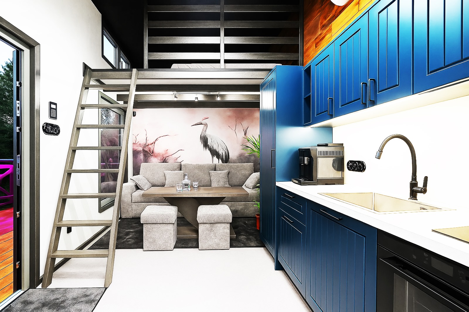 Modular, prefabricated, container house or land plot for sale. Photo 10.