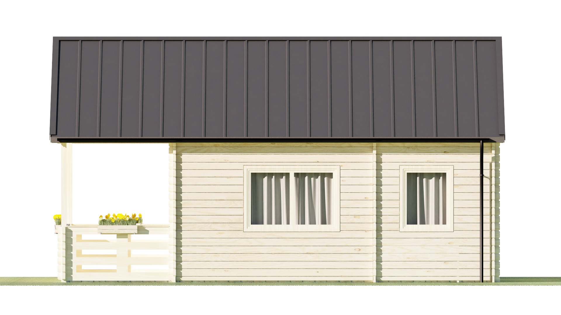 Modular, prefabricated, container house or land plot for sale. Photo 8.