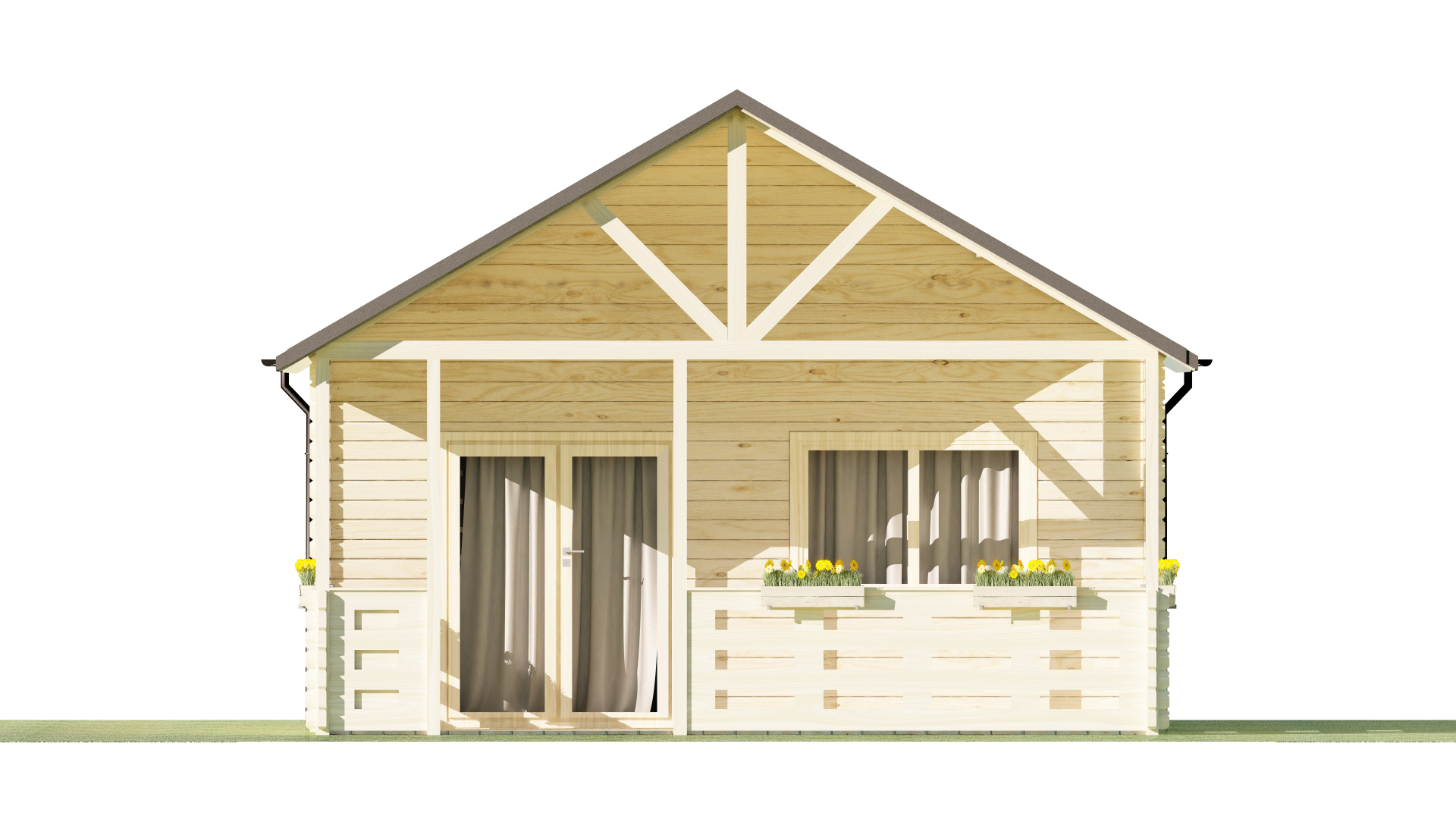 Modular, prefabricated, container house or land plot for sale. Photo 6.