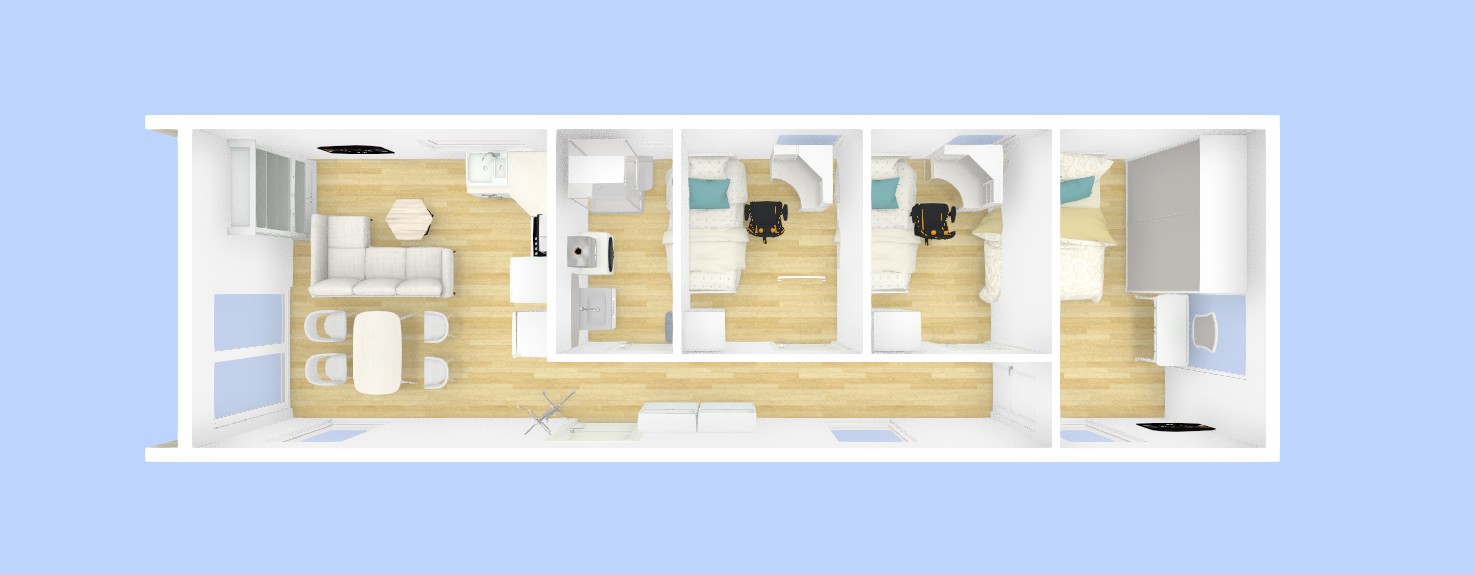 Modular, prefabricated, container house or land plot for sale. Photo 15.