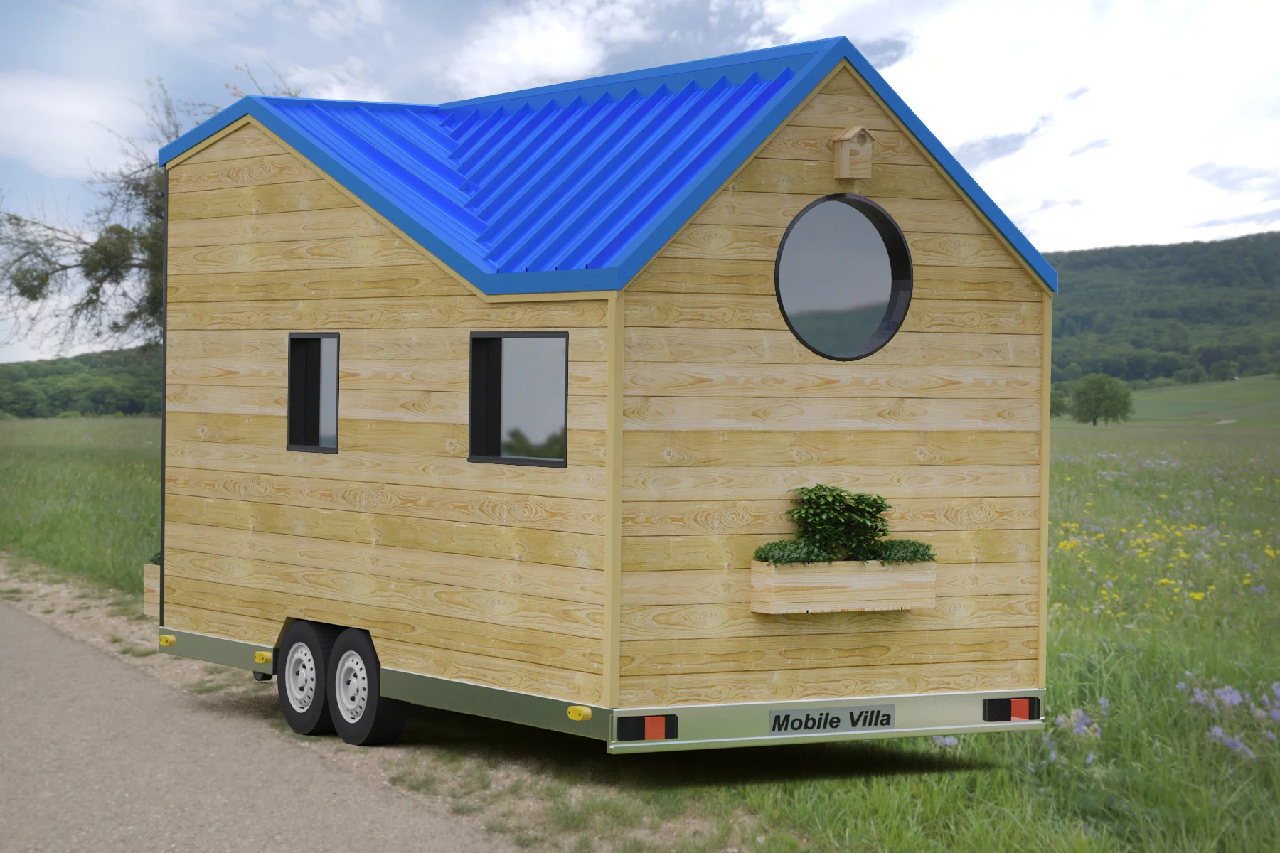 Modular, prefabricated, container house or land plot for sale. Photo 3.