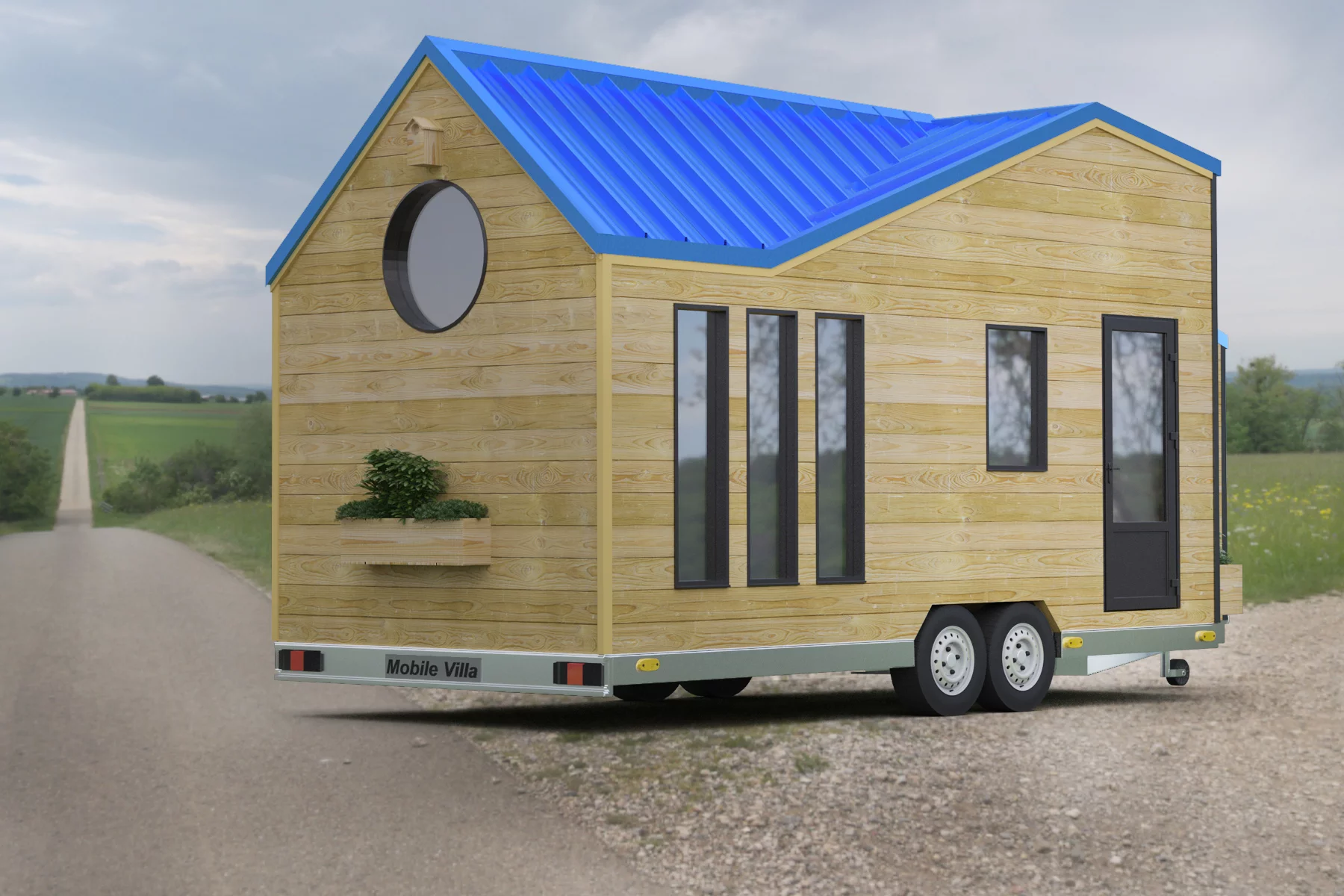 Modular, prefabricated, container house or land plot for sale. Photo 2.