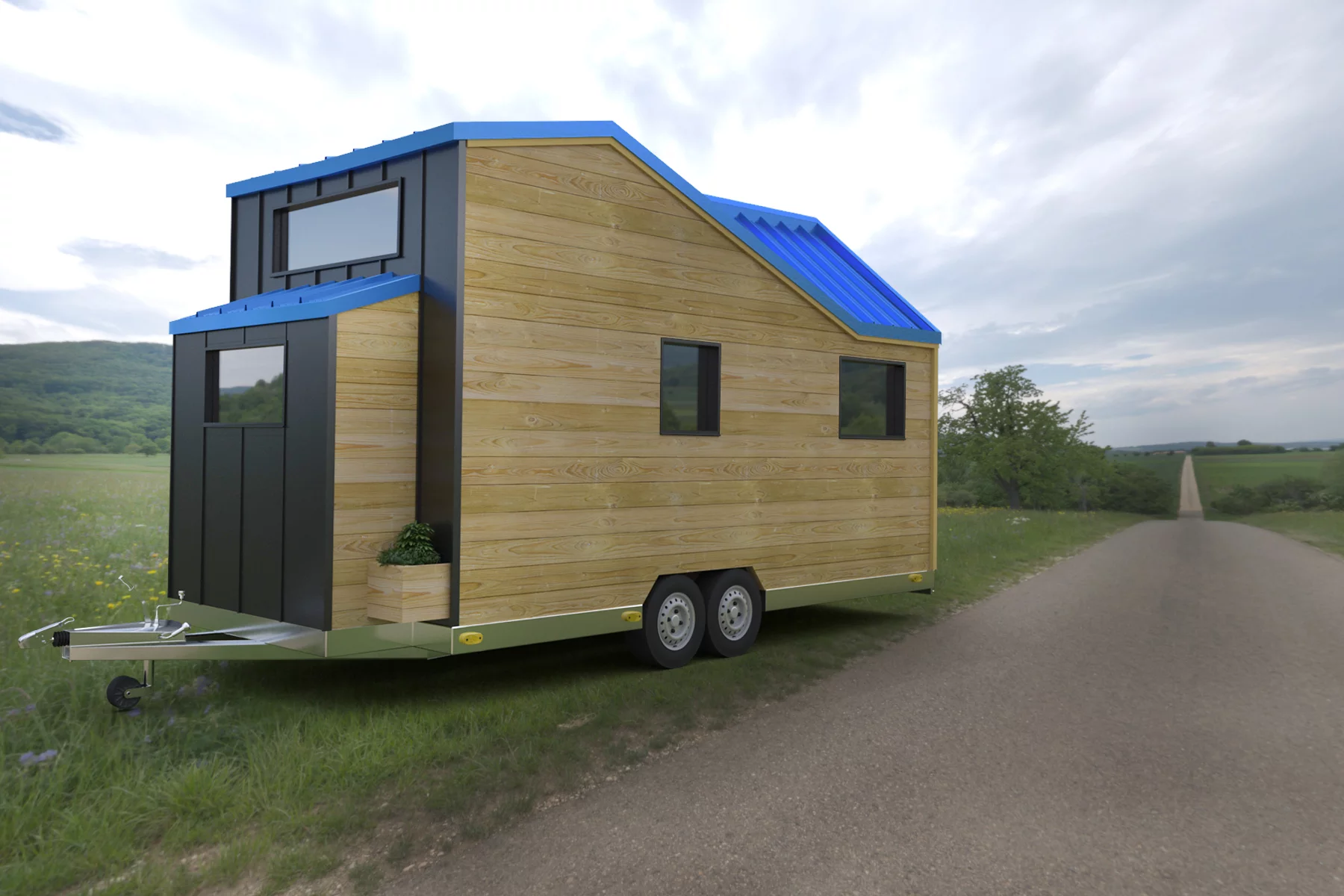 Modular, prefabricated, container house or land plot for sale. Photo 4.