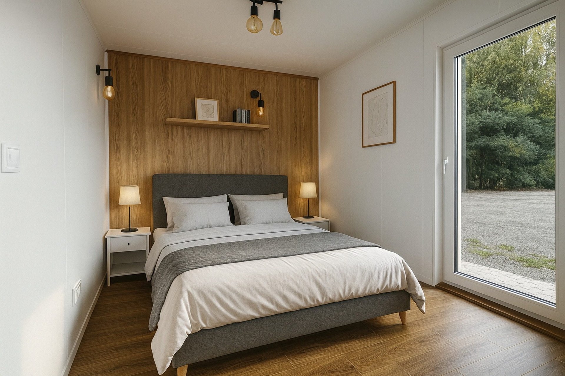 Modular, prefabricated, container house or land plot for sale. Photo 3.