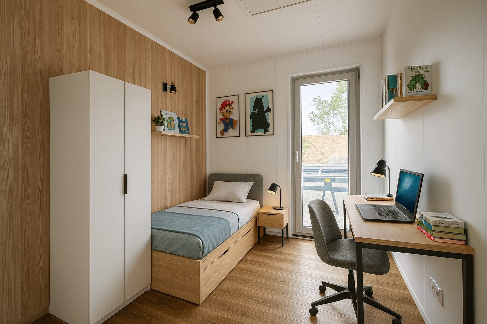 Modular, prefabricated, container house or land plot for sale. Photo 6.