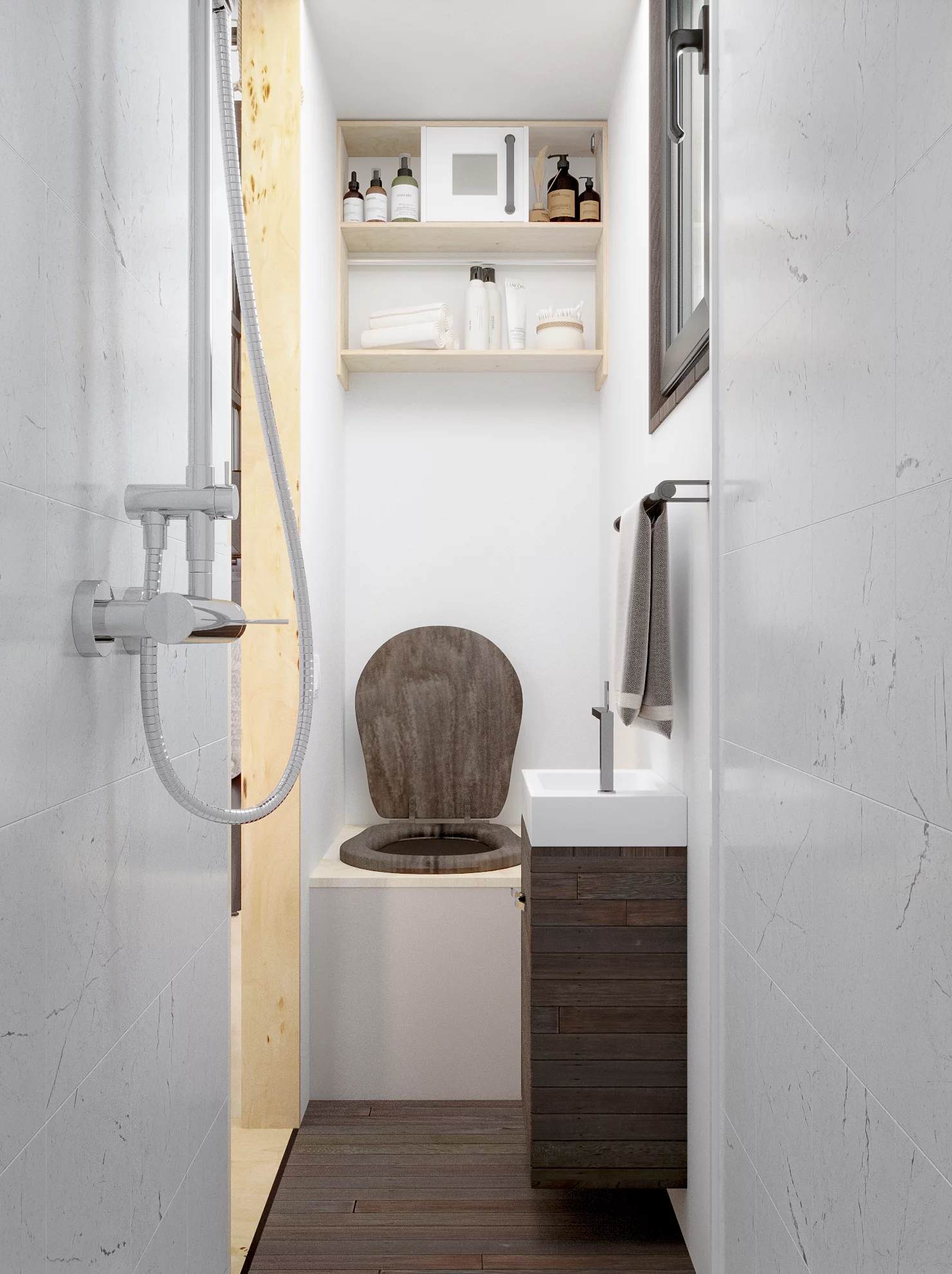 Modular, prefabricated, container house or land plot for sale. Photo 7.