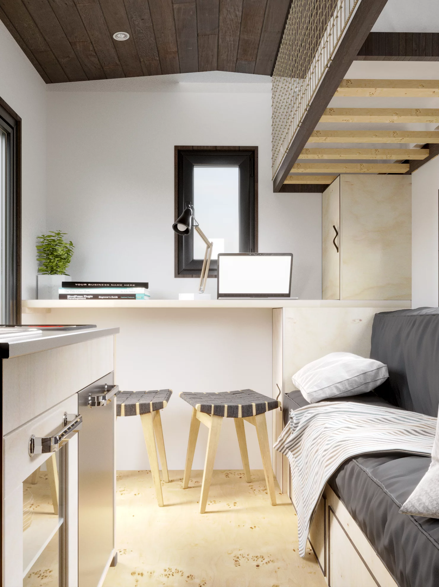 Modular, prefabricated, container house or land plot for sale. Photo 8.