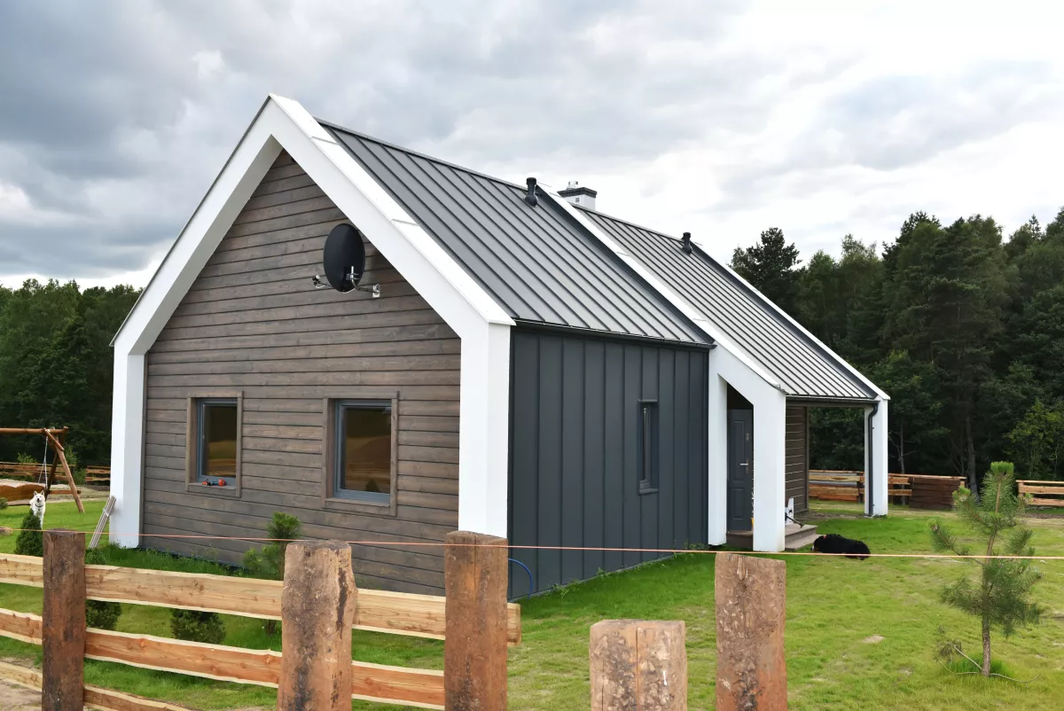 Modular, prefabricated, container house or land plot for sale. Photo 1.
