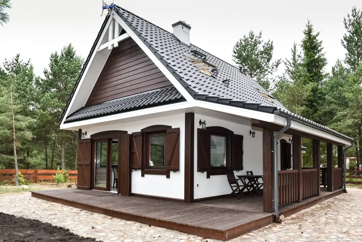 Modular, prefabricated, container house or land plot for sale. Photo 1.