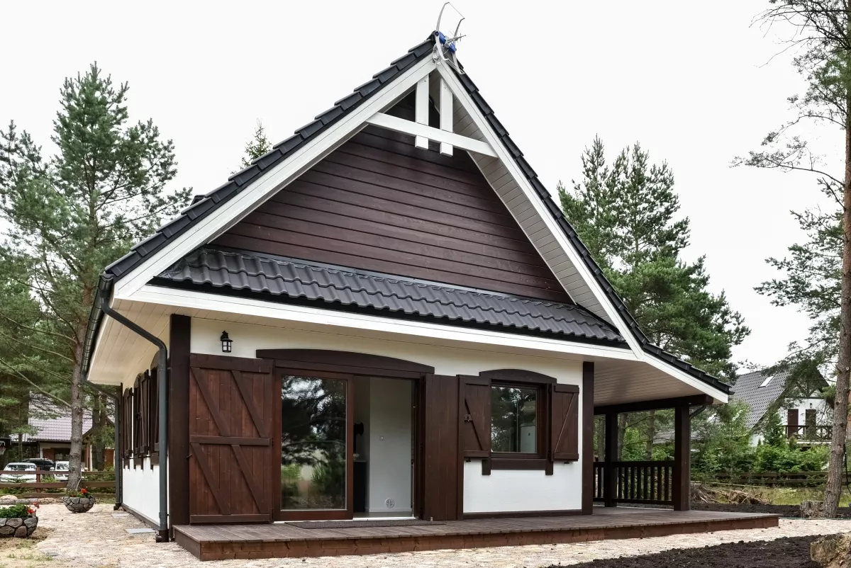 Modular, prefabricated, container house or land plot for sale. Photo 4.