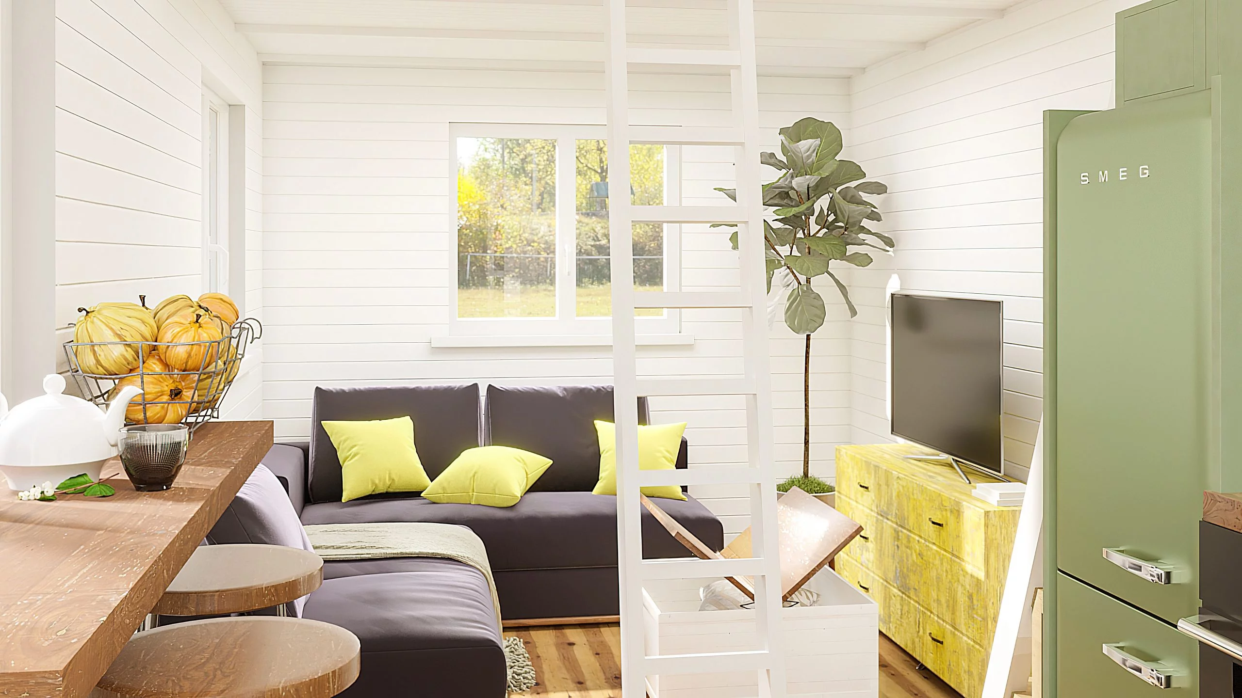 Modular, prefabricated, container house or land plot for sale. Photo 8.