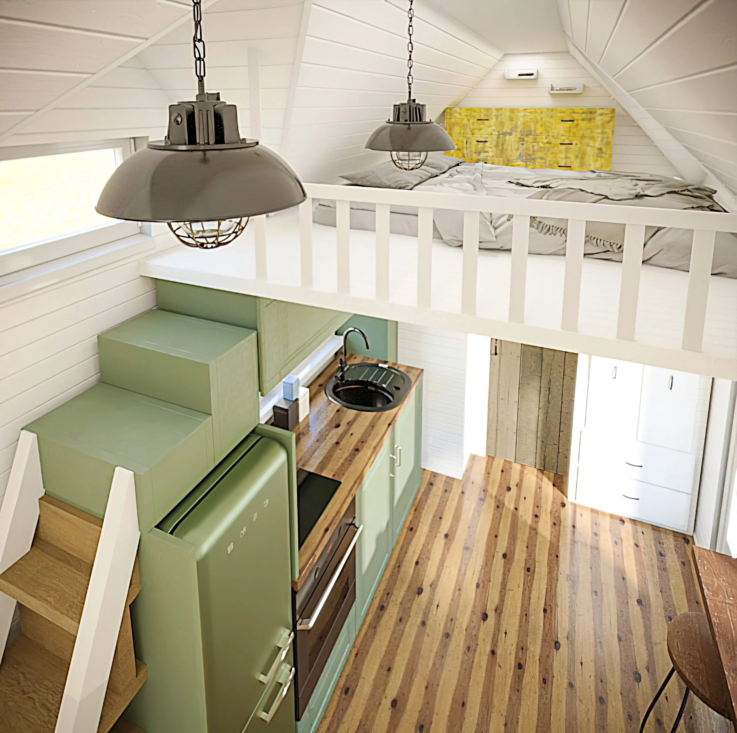 Modular, prefabricated, container house or land plot for sale. Photo 12.